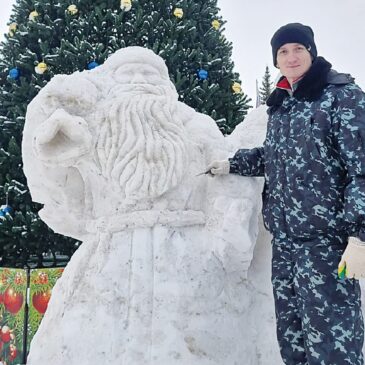 Снежных скульптур мастера проведут в Новоспасском районе фестиваль.